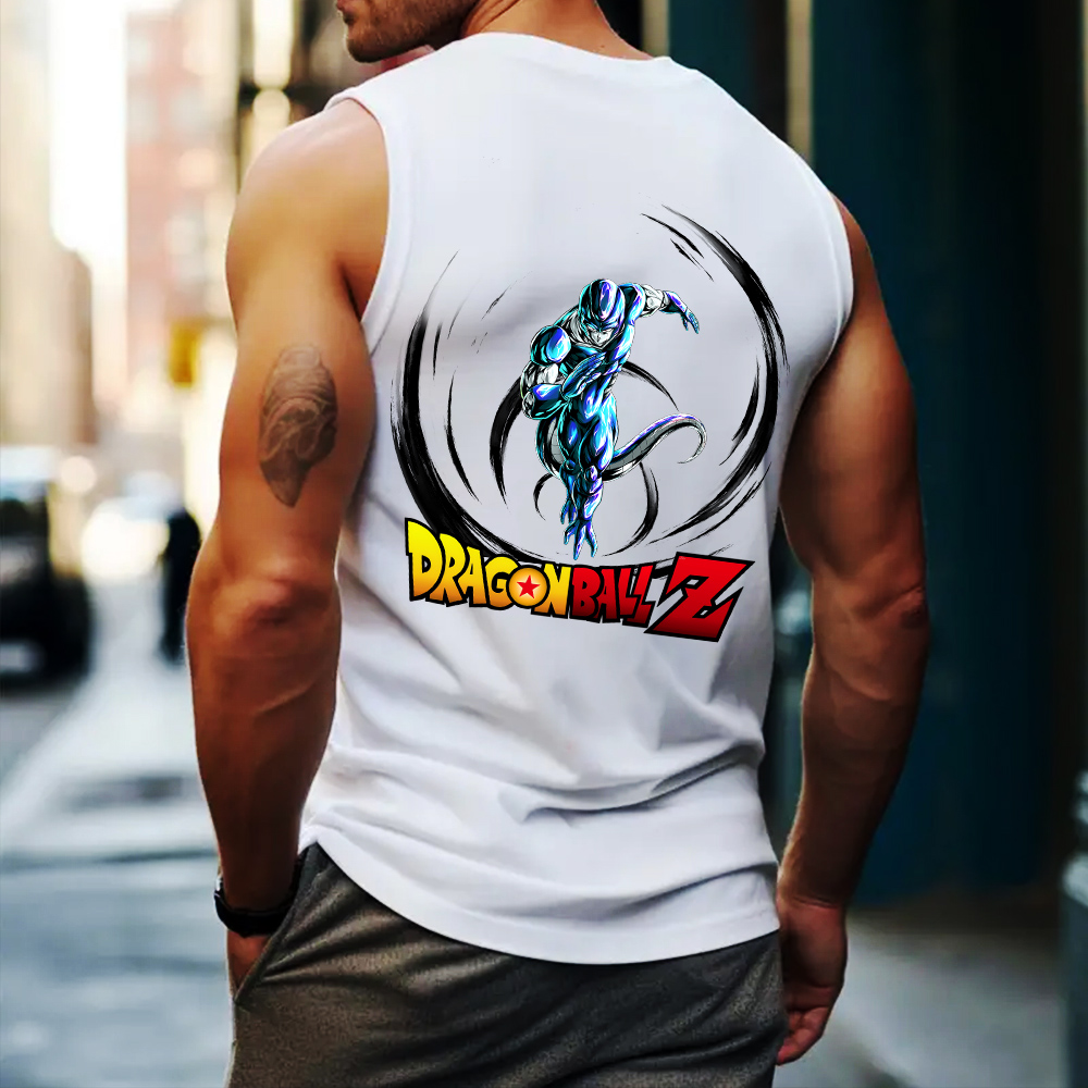 Unisex Oversized DB Anime Fitness Vest