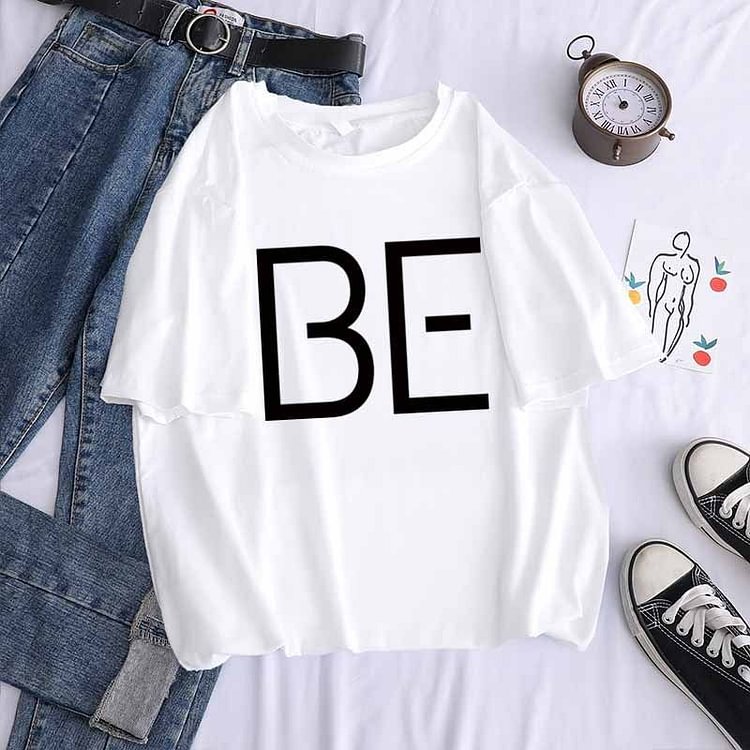 방탄소년단 BE Print Candy Color T-shirt