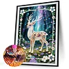 Diamond Painting-DIY Special Shaped Drill Pearl Painting Deer(30x40cm)