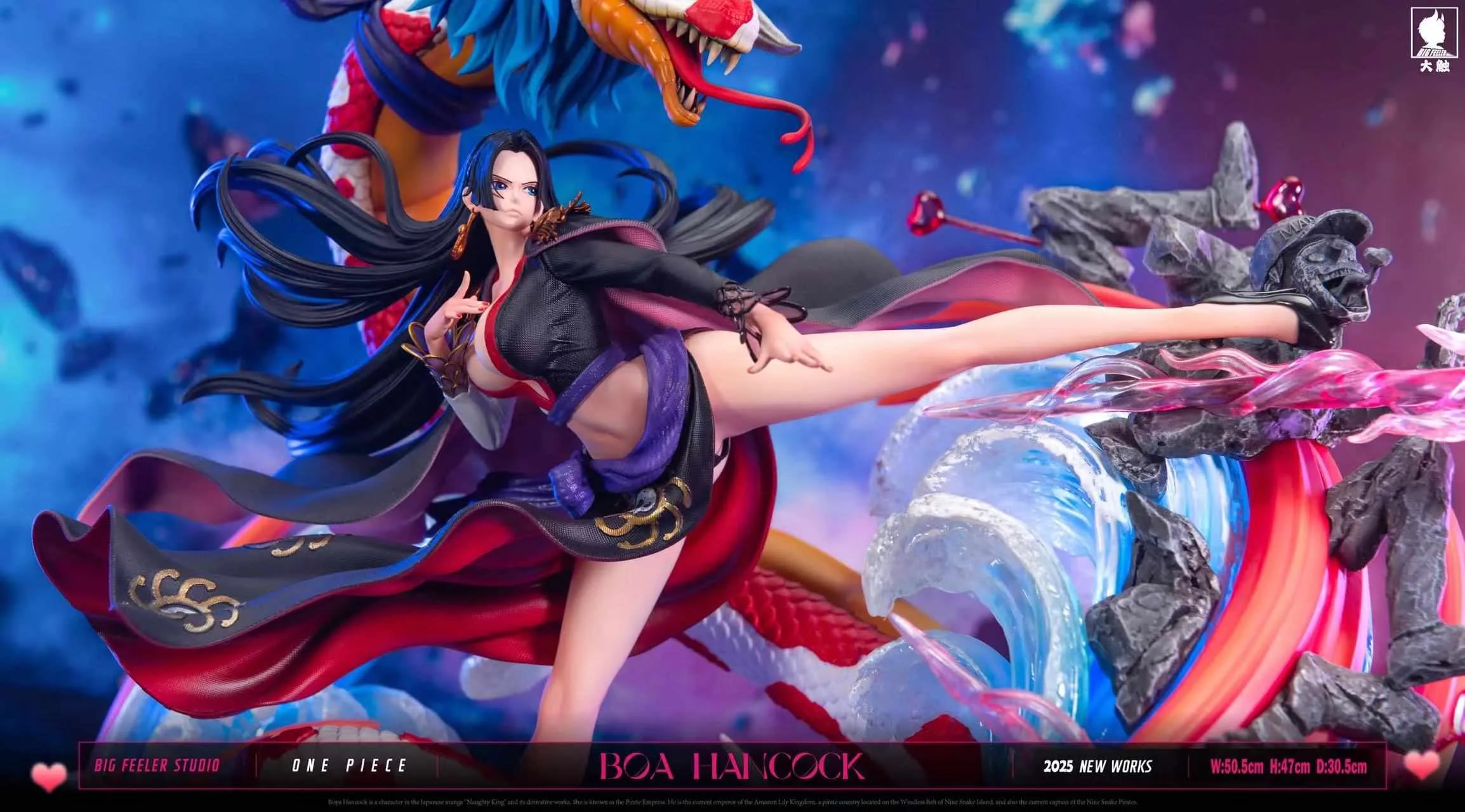 ボア ハンコック Big Feeler Studio ガレージキット フィギュア POP Scale Boa Hancock - ONE PIECE Resin Statue - Big Feeler Studio
