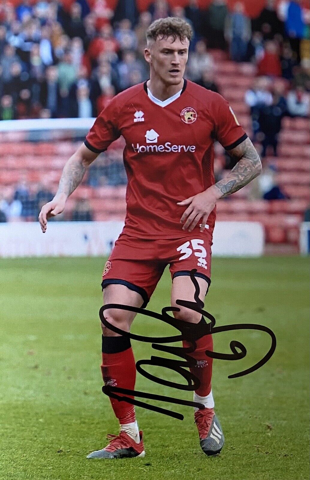 Dan Scarr Genuine Hand Signed Walsall 6X4 Photo Poster painting