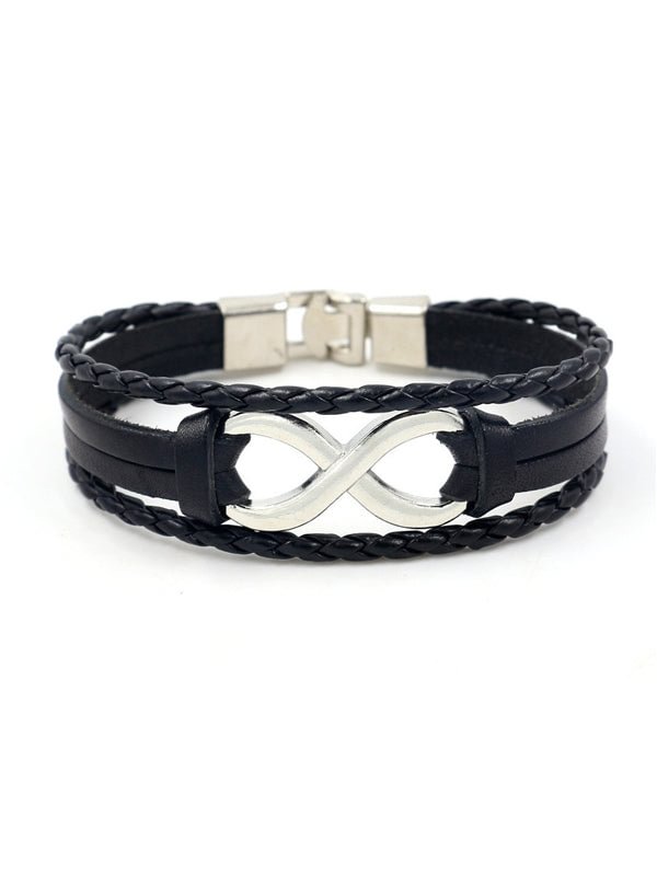 Infinite Leather Bracelet