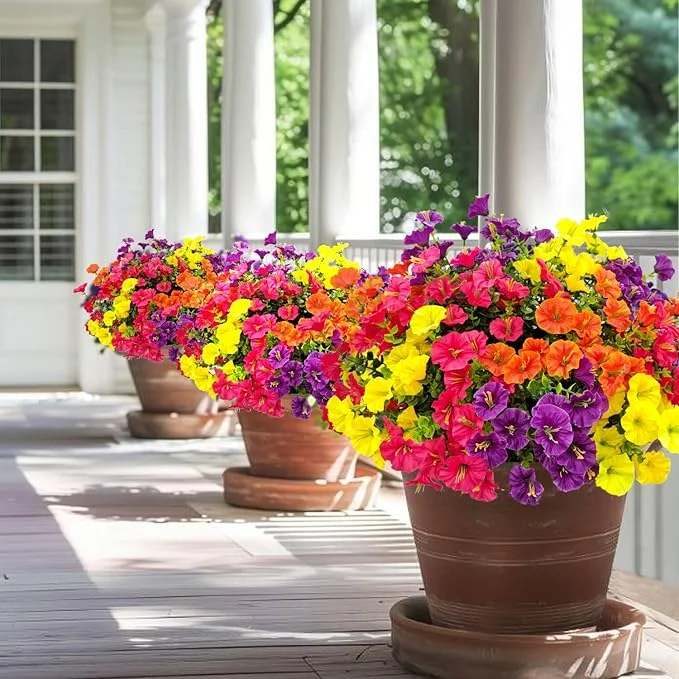 🔥Last Day 50% OFF🌸 Spring Summer Home Decoration - 🌿 Fake Silk Colorful Morning Glory