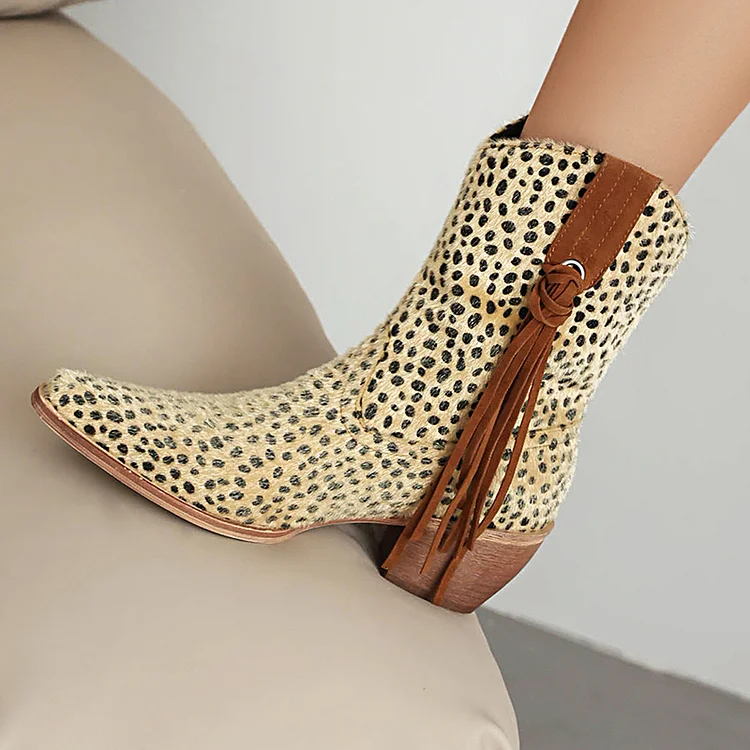 Allegra K Women's Open Toe Ankle Strap Chunky High Heels White Leopard 6 :  Target