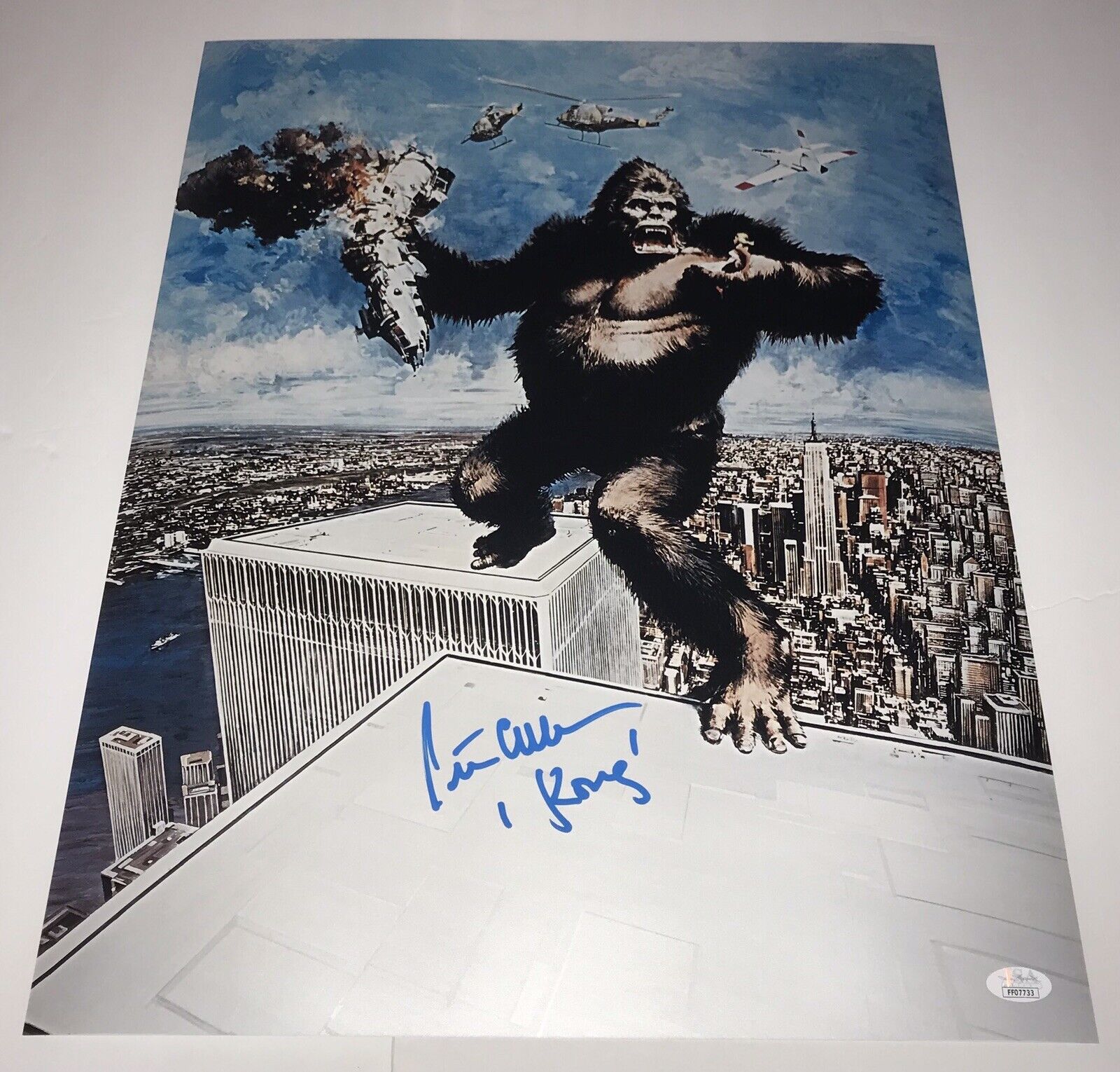 PETER CULLEN Signed KING KONG Metallic 16x20 Photo Poster painting Autograph JSA COA