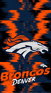 NFL Denver Broncos - runder Bohrer Diamantmalerei - 30*55cm