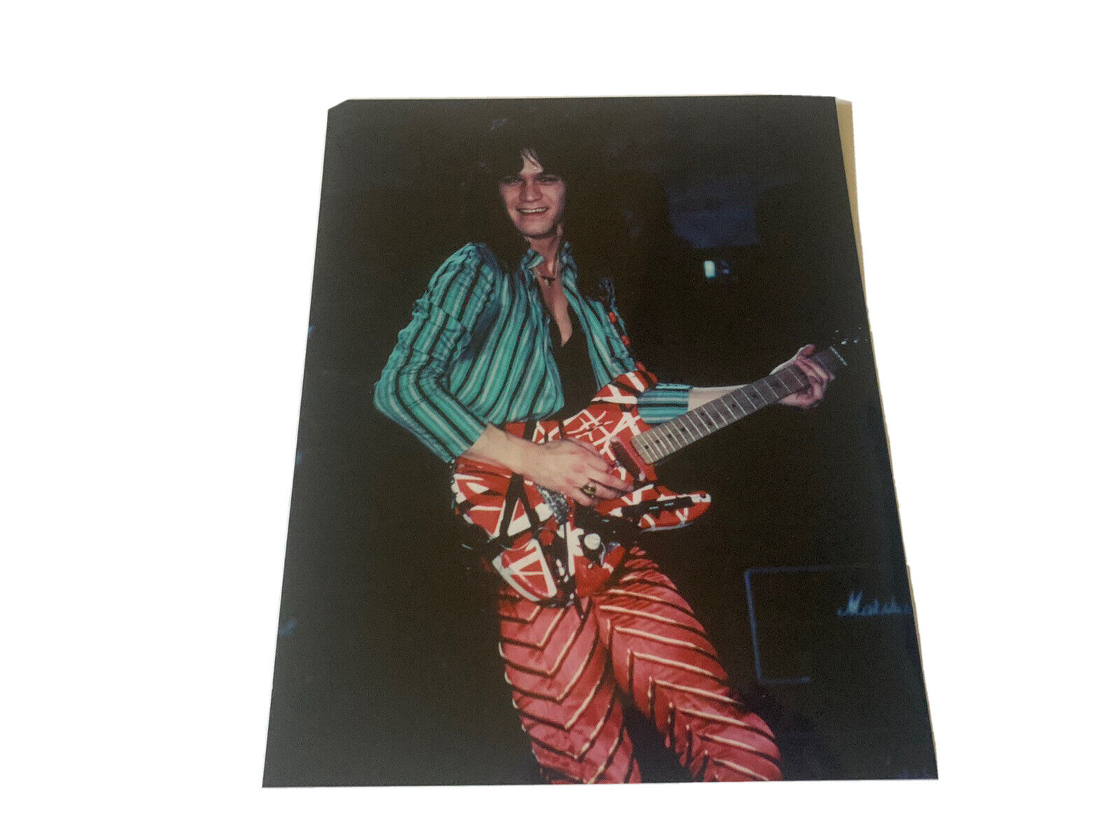 Eddie Van Halen Vintage Live 8x10 Concert Photo Poster painting #69