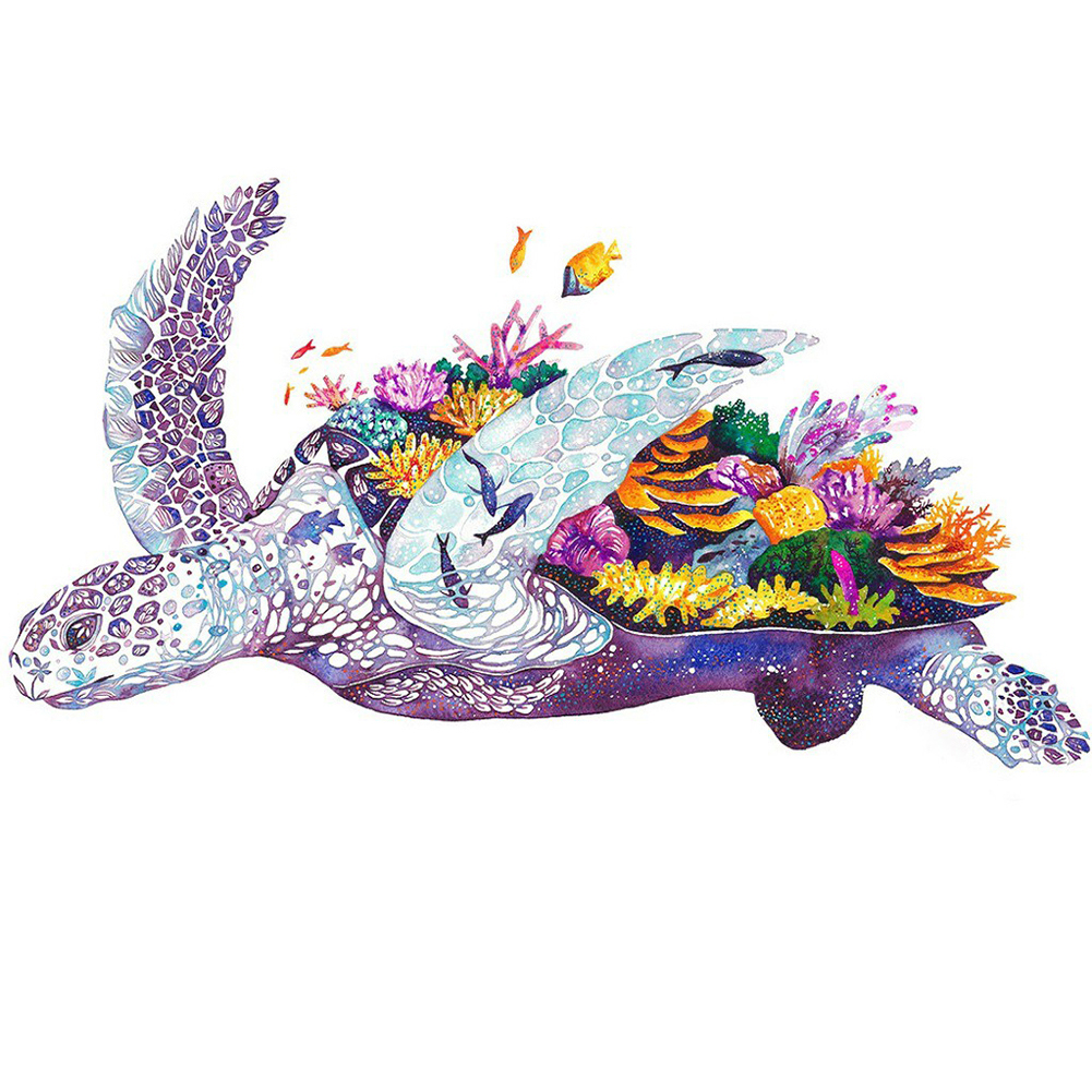 

Turtle - Round Drill Diamond Painting - 60*50CM (Big Size), 501 Original