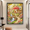 Mushroom Greenhouse-14CT Stamped Cross Stitch Egyptian Cotton 63*80cm/24.8*31.5in (Big Size) tapestrymarket