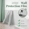 Film de protection murale &eacute;lectrostatique transparent