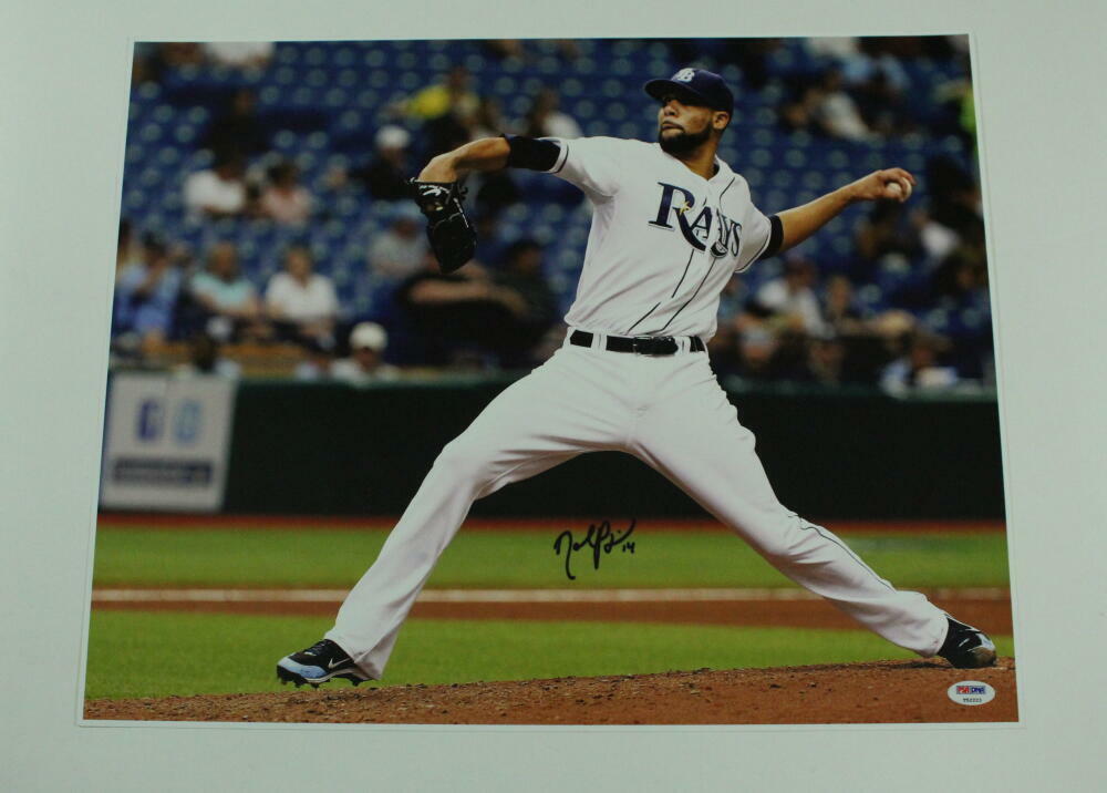 DAVID PRICE SIGNED AUTOGRAPH 16X20 Photo Poster painting POSTER CY YOUNG WORLD SERIES CHAMP PSA