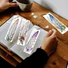 4Pcs Special Shape Feathers Diamond Painting Bookmark Making Kit for Book Lovers
