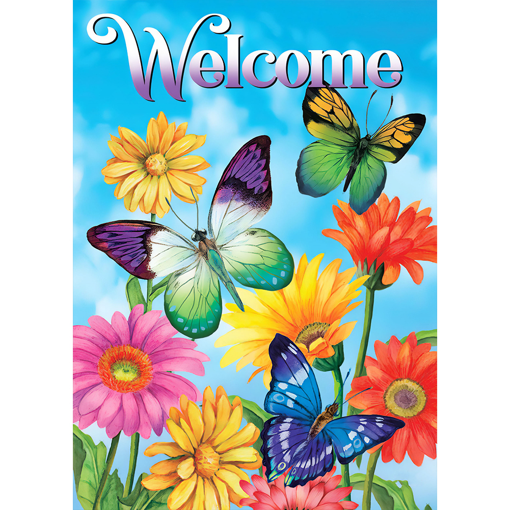 

Butterfly Flower - Round Drill Diamond Painting - 30*40CM, 501 Original