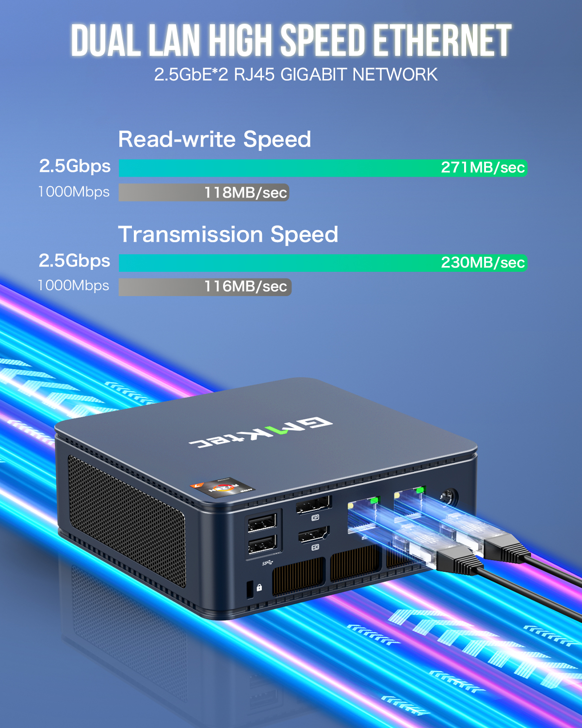 【完品】GMKtec nucbox M5 Plus Ryzen 7 5825U AMD Ryzen 7 5825U Mini PC--NucBox M5 Plus