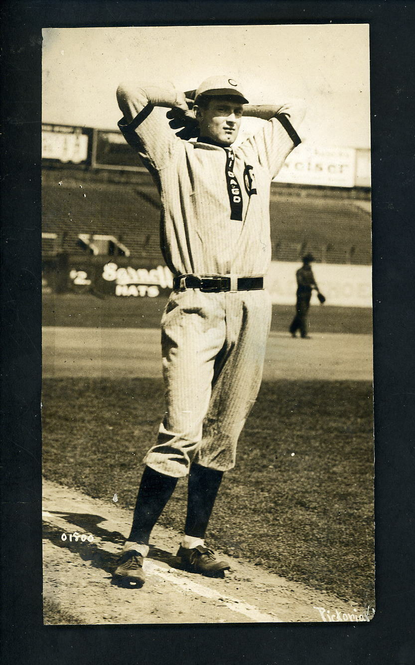 Rip Hagerman circa 1909 Type 1 Pictorial News Company Press Photo Poster painting Chicago Cubs