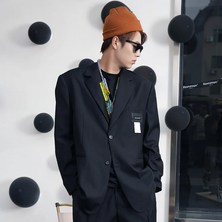 Dawfashion Techwear Streetwear-Spring And Autumn Loose High-end Design Sense Korean Style Casual Blazer Suits-Streetfashion-Darkwear-Techwear