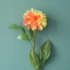 Large 12cm Blooming Dahlia Tall Stem Artificial Flower