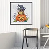 Halloween Owl-14CT Counted Cross Stitch 35*35cm