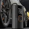 Mini Air Pump with LED Portable Electric Inflate Pump Outdoor Air Compressor Wired & Wireless Tire Inflator for Car Bike Tyre Ball Cushion Bed