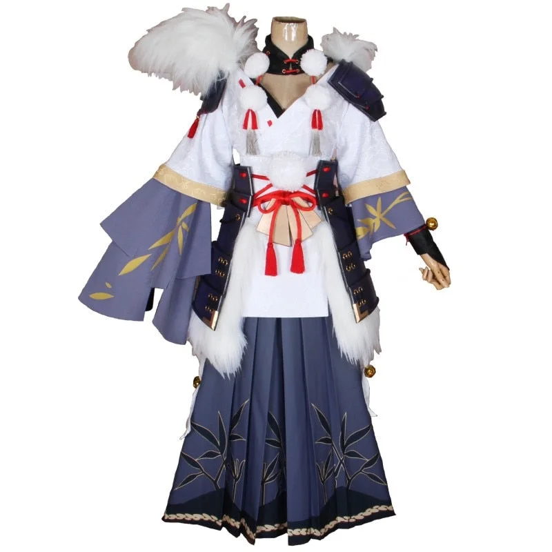 Onmyoji Ibaraki-douji Winter Bamboo Cosplay Costume