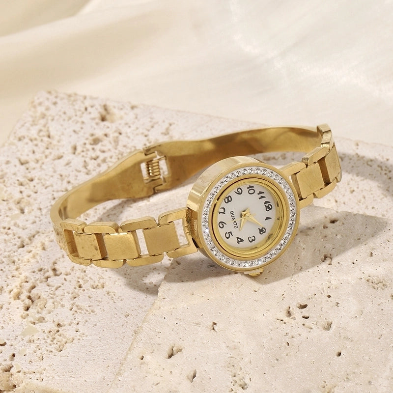 Elegant Solid Color Quartz Women’s Watches