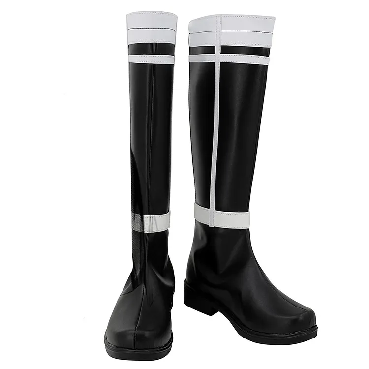 Frieren:Beyond Journey's End 2023 Himmel Black Shoes Boots Cosplay Accessories Halloween Carnival Props