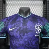 Brazil 2025 Purple with Tropical Leaf Pattern Shirt