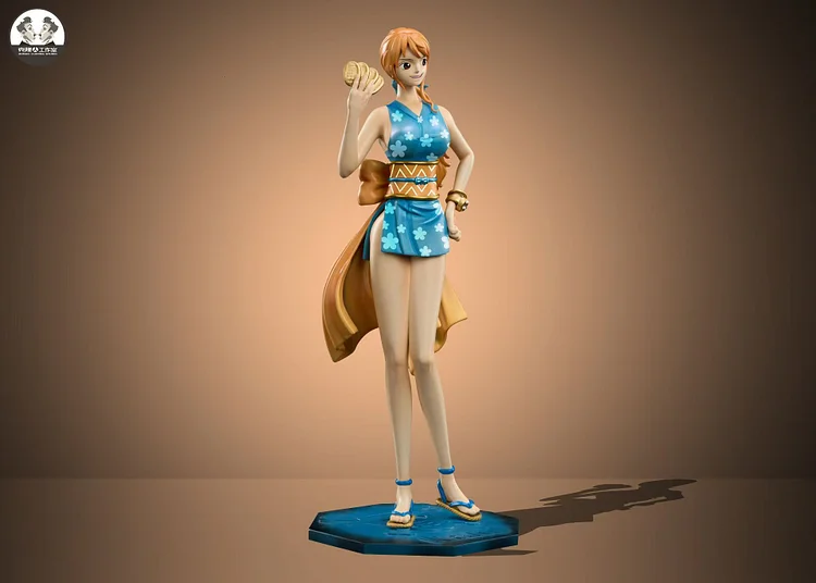 Clone studio - One Piece Wano Country Arc Straw Hat Pirates #2 Vinsmoke Sanji & Nami Statue(GK)-