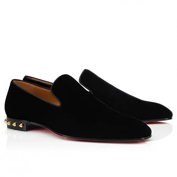 Gentleman's Oxford Shoes Red bottom Classic  Formal Shoes Suede-vocosishoes