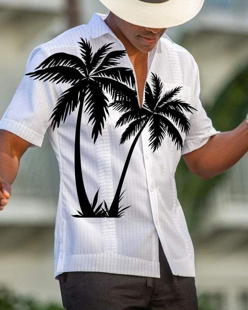 Fashion Solid Color Single-breasted Shirt