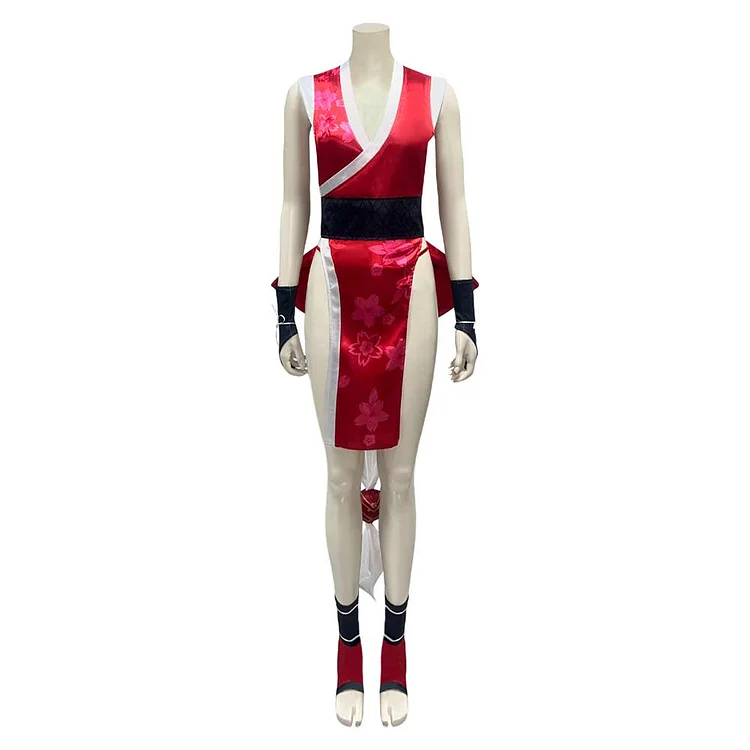 Street Fighter 6 Mai Shiranui Red Sexy Battle Set Outfits Cosplay Costume