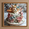 (40*40cm)Cat - Full Square Drill Diamond Painting