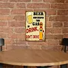 Bi&egrave;re - Panneaux en &eacute;tain m&eacute;tallique(20*30cm) - Bi&egrave;re