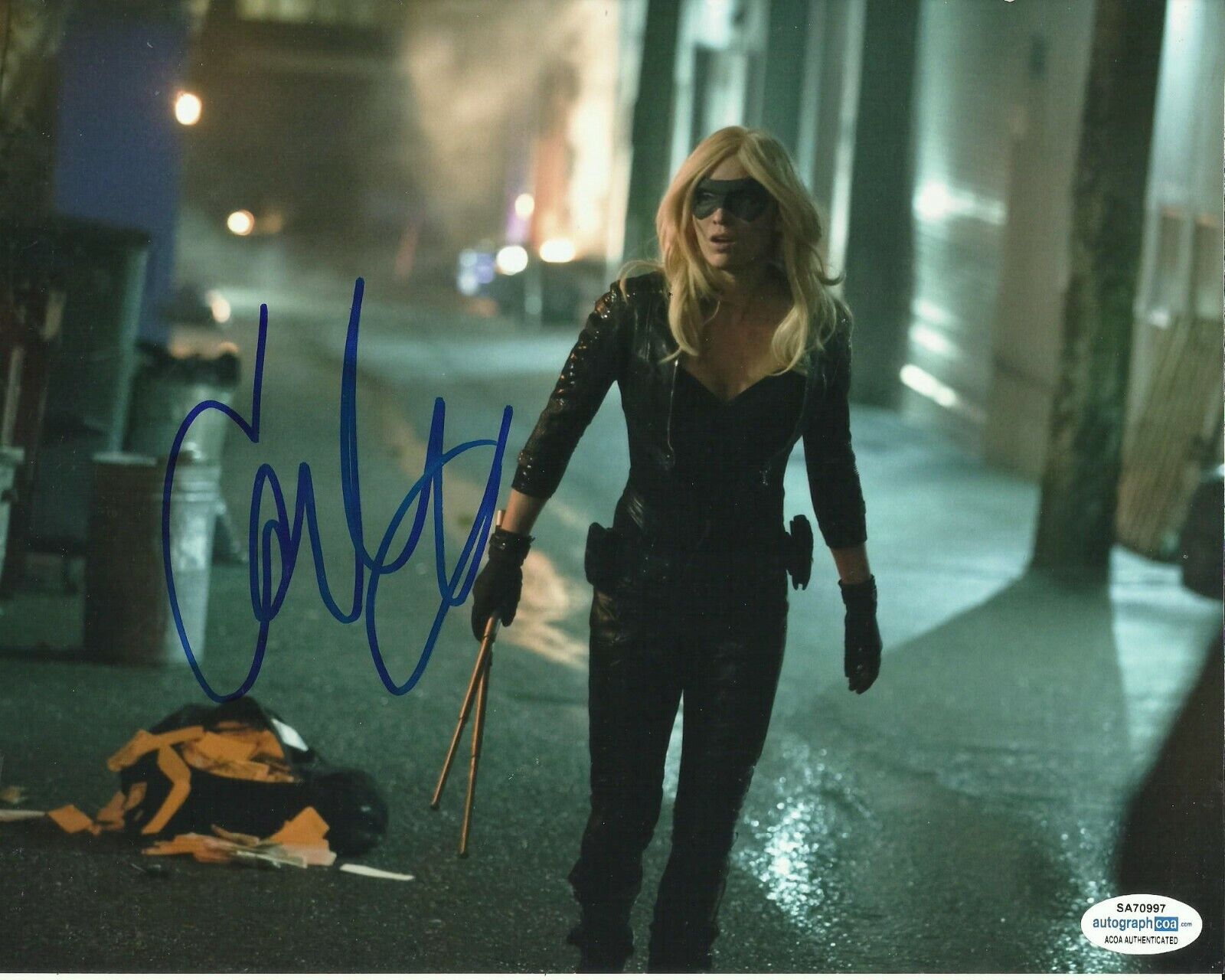 CAITY LOTZ SIGNED SEXY LEGENDS OF TOMORROW Photo Poster painting UACC REG 242 (12) ALSO ACOA CER