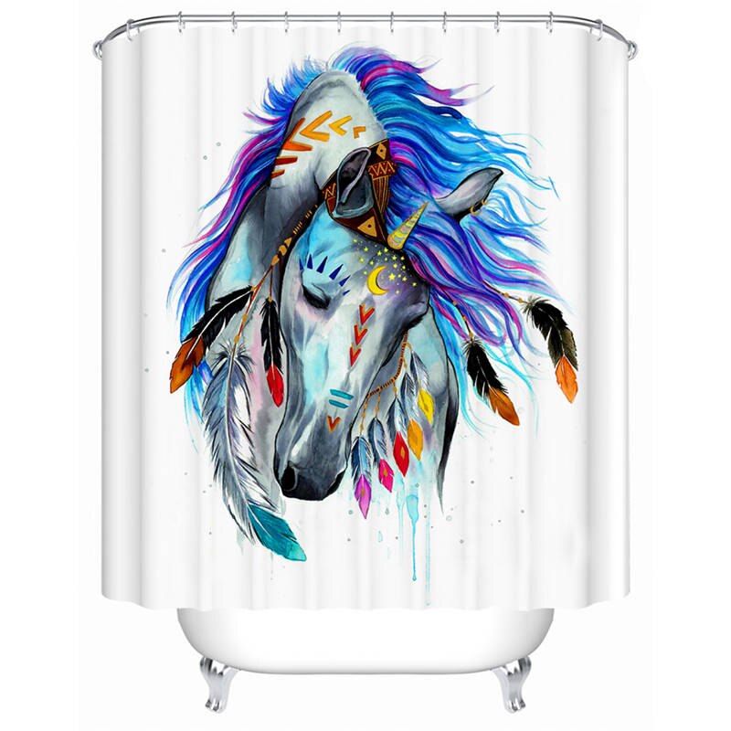

Pferd - Print Shower Curtain, 180*200cm, 501 Original