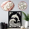 Diamond Painting-DIY Special Shaped Drill Pearl Painting Dolphin(30x40cm)