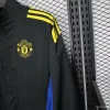 25/26 Manchester United Black Windbreaker (with Inner Lining)