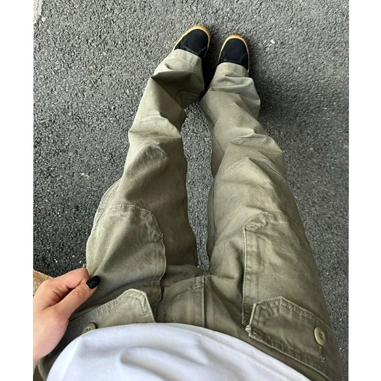 Women's Cargo Pants with Multiple Pockets for Urban Streetwear