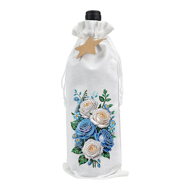 Diamond Art Wine Bottle Bags Covers DIY Diamond Painting Wine Bags (Bouquet) gbfke