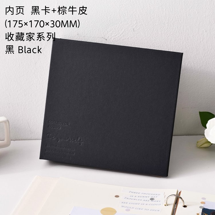 JOURNALSAY 30 Pcs Fashion Cowhide Loose-leaf Notebook 2 Colors Inner Page Notepad Journal Writing Record