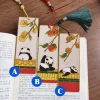 Cloisonne DIY Kit, DIY Bookmarks, Panda Gogh Bookmark,Gift For Her,Includes All Tools