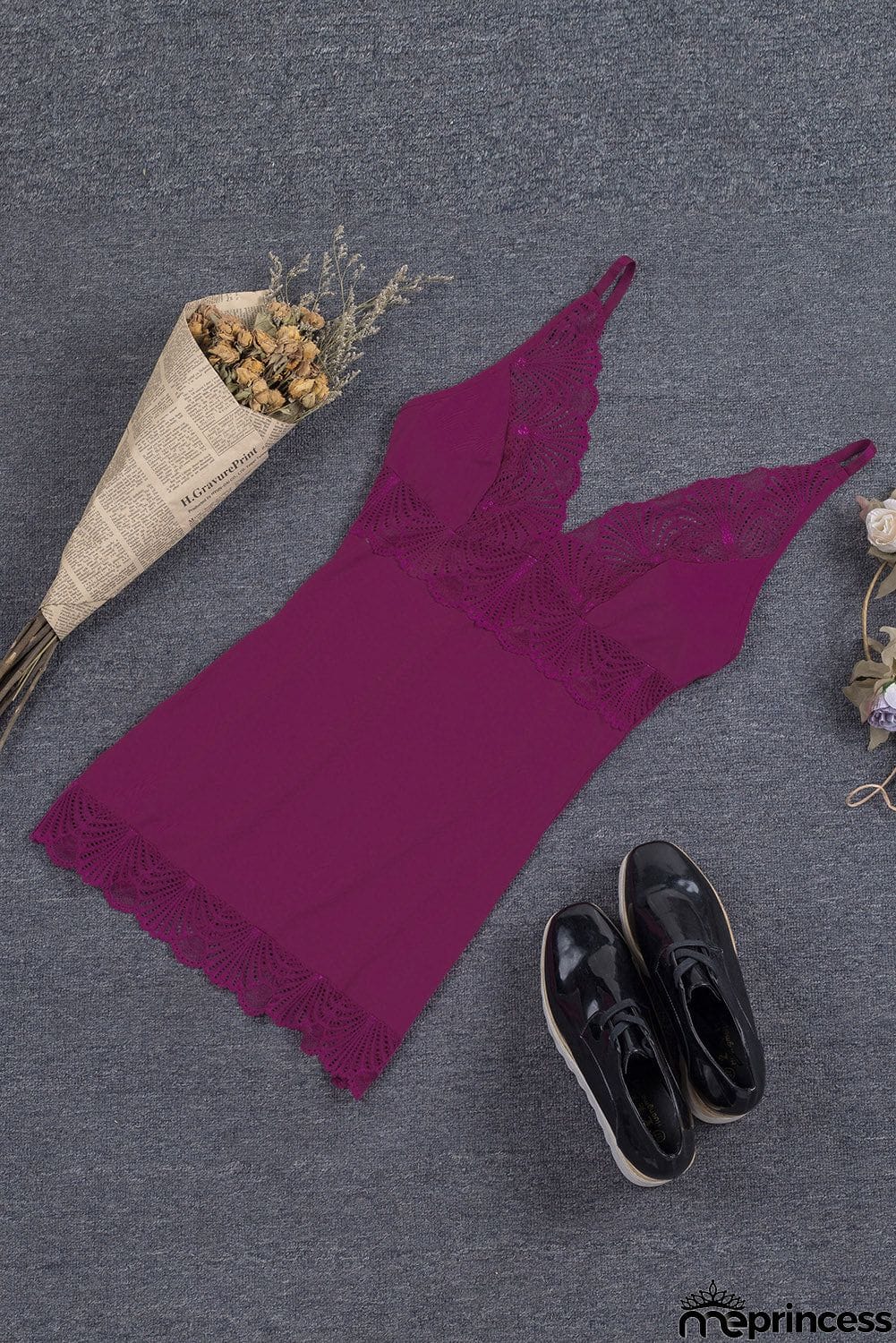 Microfibra Lace Chemise