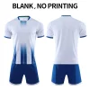 Custom Plain Quick Dry Team Training Wear Mens Sports Football Retro Soccer Jersey Uniforms Sets Soccer Wear