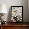 Diamond Painting-DIY Special Shaped Drill Pearl Painting Eagle(30x40cm)