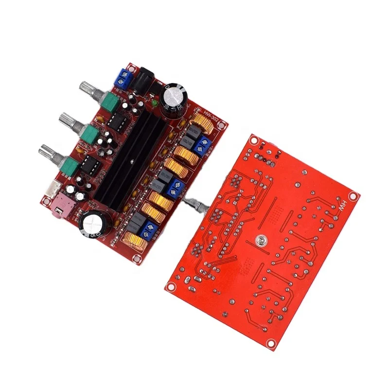 2.1 Channel DC12V-24V 50W*2+100W Digital Subwoofer Power class D amplifier module Board TPA3116D2