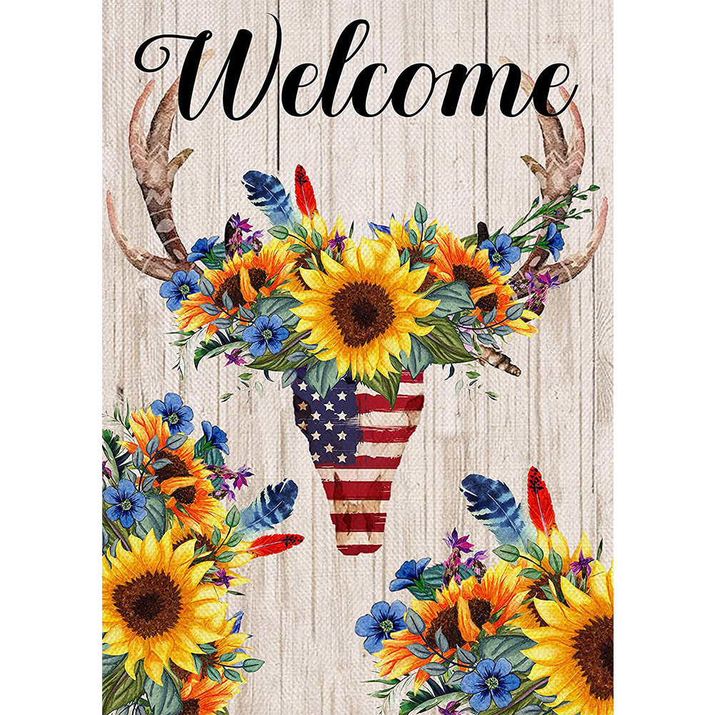 

Welcome - Round Drill Diamond Painting - 30*40CM, 501 Original