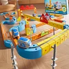 2025 New Magnetic Track Electric Train Assembly Children's Educational Toys