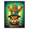 >SALE<Full Embroidery Cotton Thread 11CT Printed Colored Rabbit Cross Stitch 40x55cm