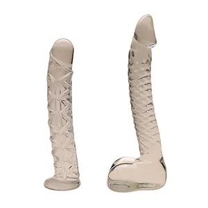 6.7-7.7inches Glass Realistic G Spot Dildo