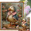 Peter Rabbit Duck-11CT Stamped Cross Stitch 40*50cm tapestrymarket